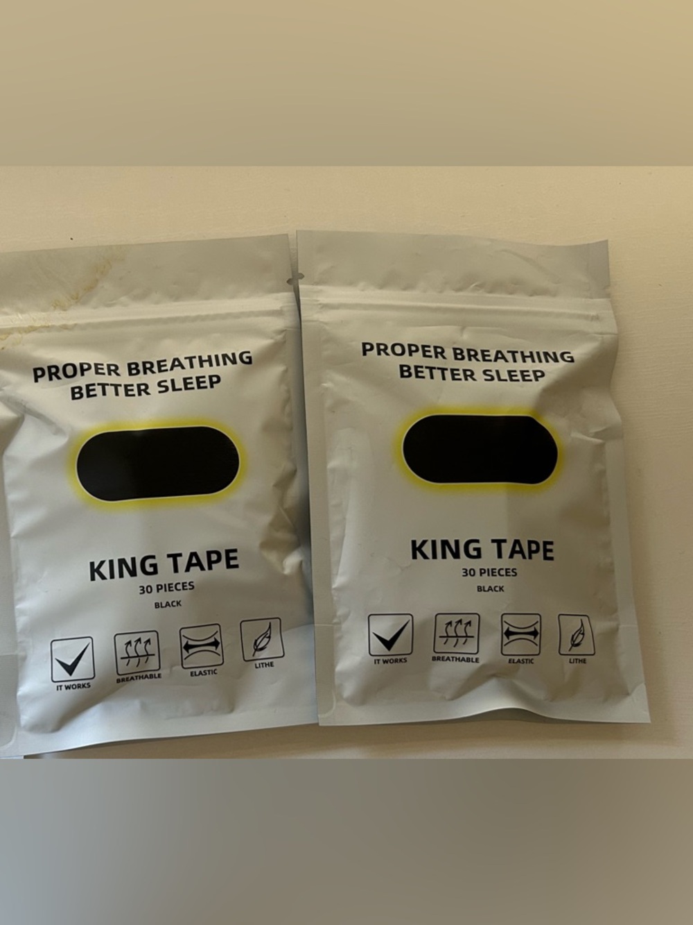 Black Sleep Aid Strips - 30 Pieces
